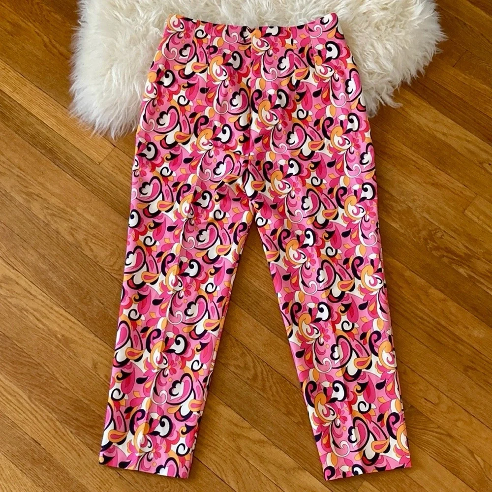 NWOT Zara High-Waist Barbie-Core Slim Trousers - Picture 6 of 13